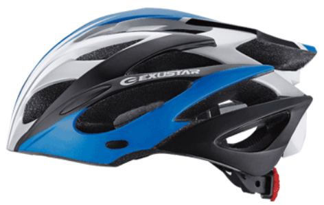 Шлем EXUSTAR BHM114 размер S/M 55-58см синий фото 