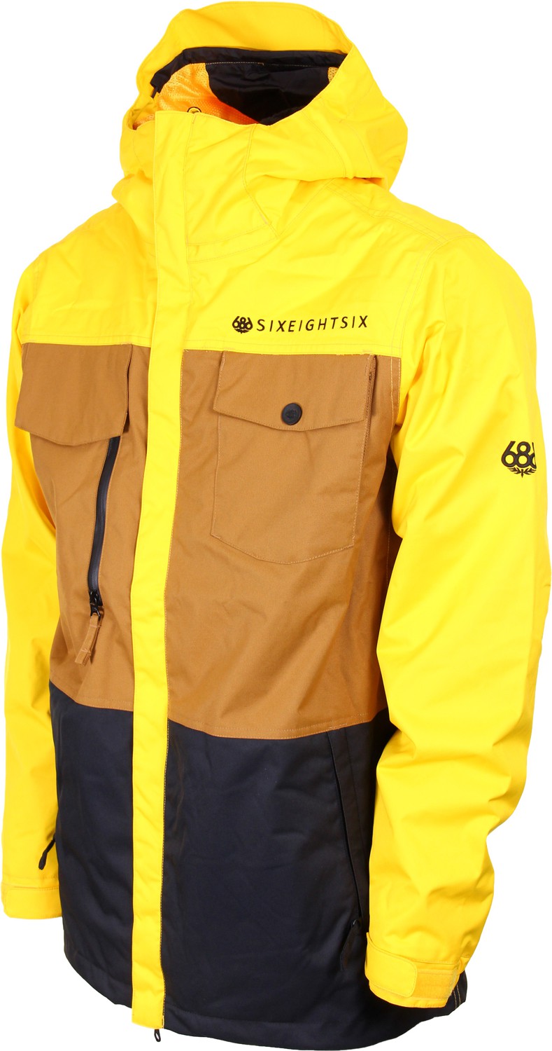 Куртка 686 Smarty Command Insulated муж. M, Yellow Colorblock