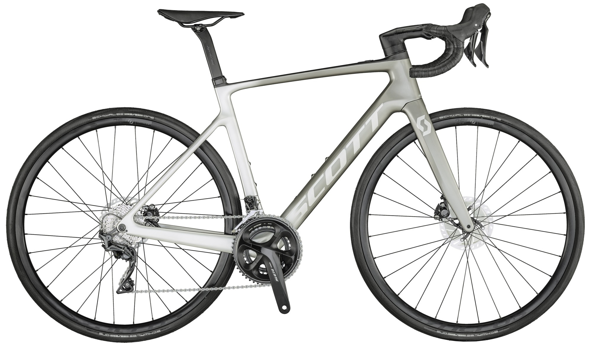 Электровелосипед 28" SCOTT Addict eRIDE 20 рама - L 2021 White-Gray
