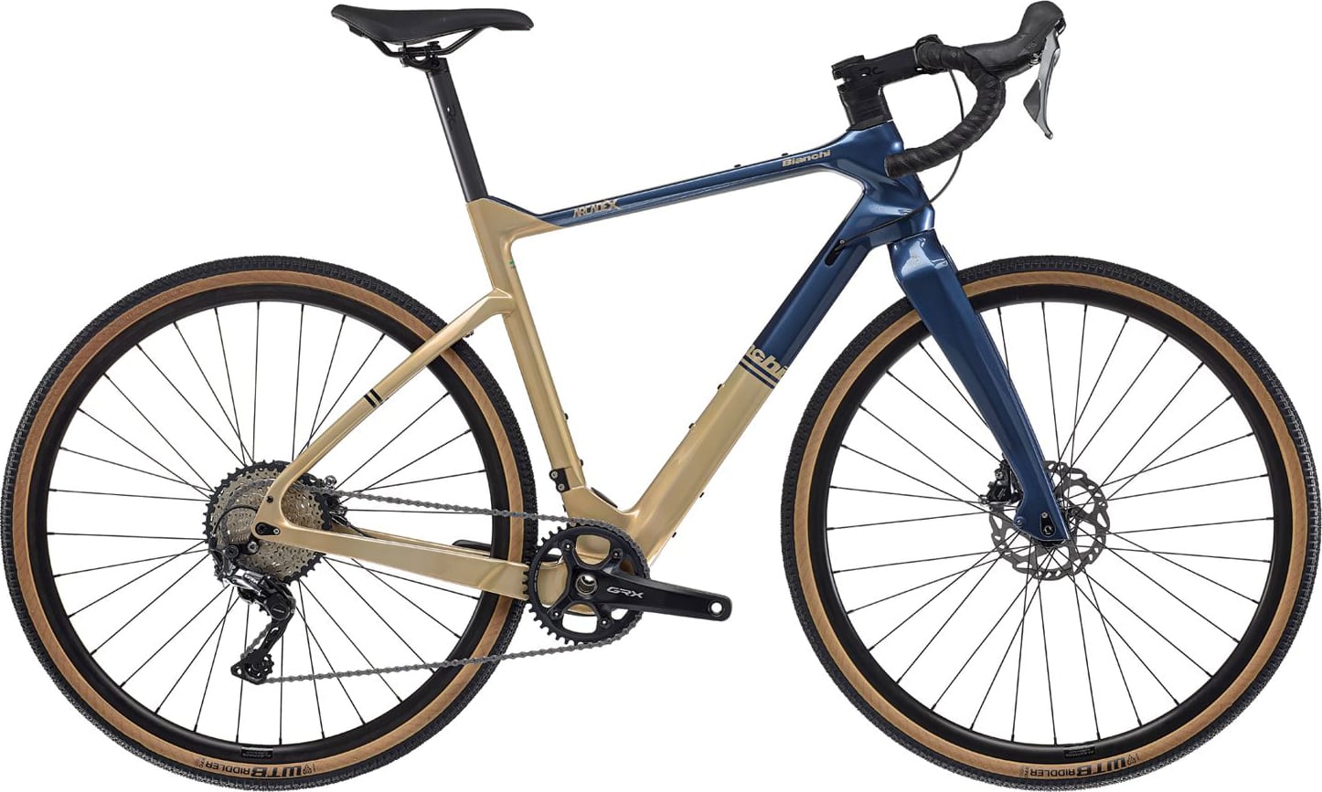 Велосипед 28" Bianchi ARCADEX GRX810 рама - M 2023 Gold/Blue/Glossy