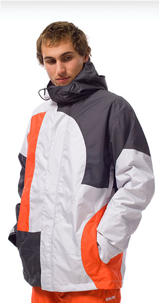 Куртка Eleven Mata розмір L dark grey/light grey/poppy orange фото 
