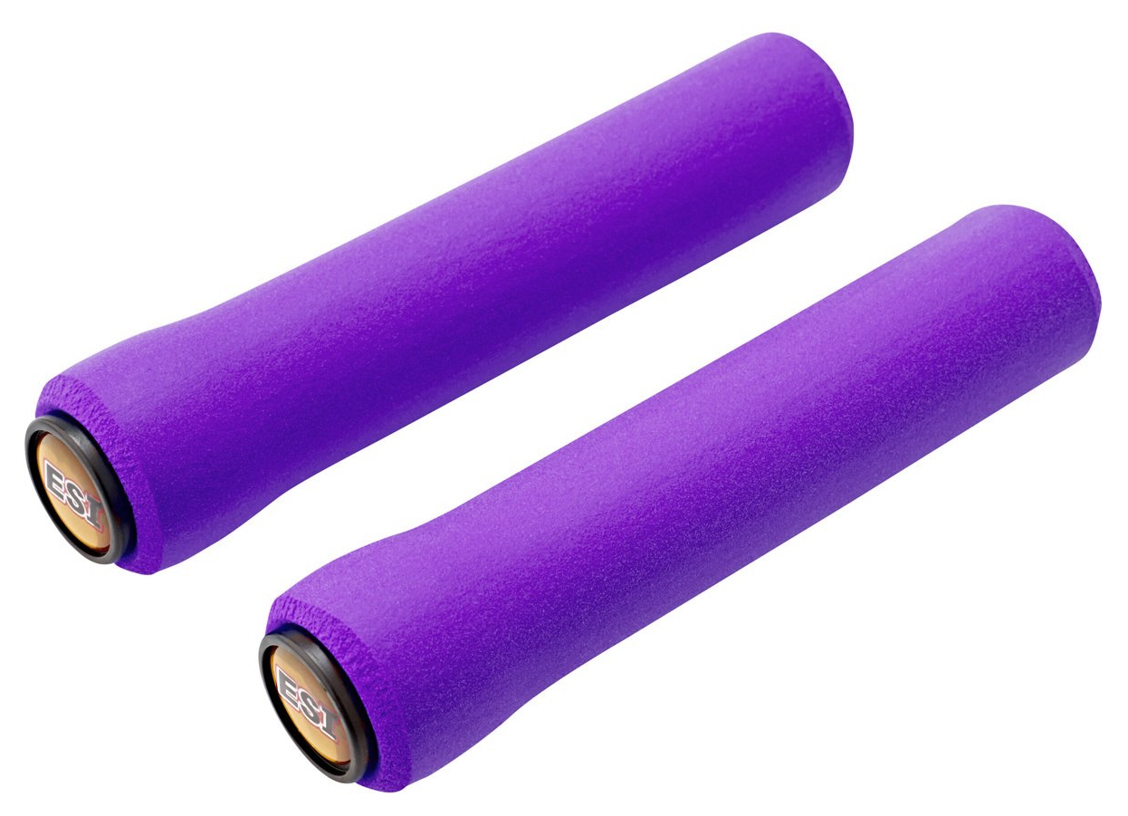 Грипсы ESI Racer's Edge Purple, фиолетовые фото 