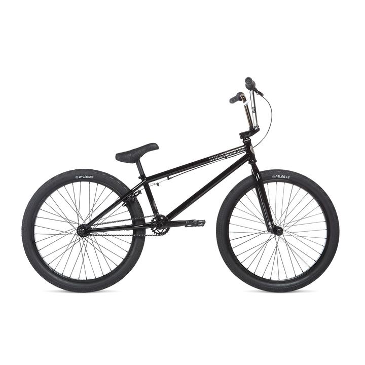 Велосипед 24" Stolen SAINT рама - 21.75" 2020 BLACK & CHROME PLATE, черный