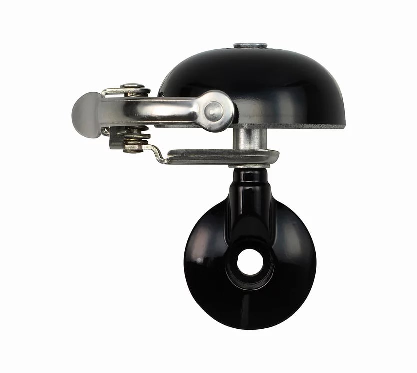 Звонок CRANE Mini Suzu, Black, 45 мм, алюминий, топкеп