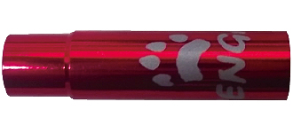 Ковпачок Bengal CAPD6RD на оболонку перемикання передач, алюм., Кол. анодіровка, сумісний з 4mm оболонкою (4.7x4.2x22.5) червоний (50шт) фото 
