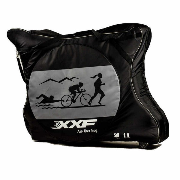 Чохол для велосипеда 28" XXF TT BIKE CARRY BAG, напівжорсткий, чорно-сірий