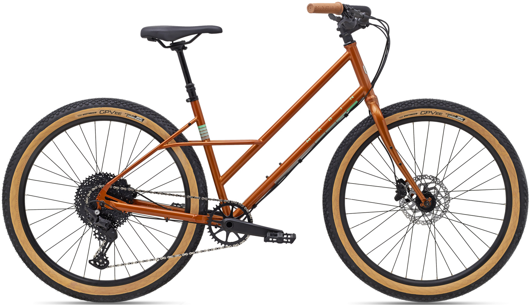 Велосипед 28" Marin LARKSPUR 2 рама - M 2023 Gloss Copper/Turquoise