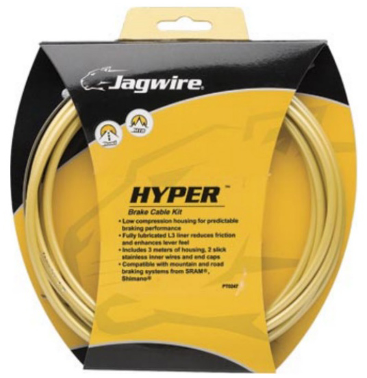 Комплект JAGWIRE Hyper UCK414 під гальмо - Maize Gold фото 