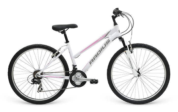 Велосипед 26 "Radius Nova AL рама - 15" Gloss White/Gloss Pink/Gloss Charcoal