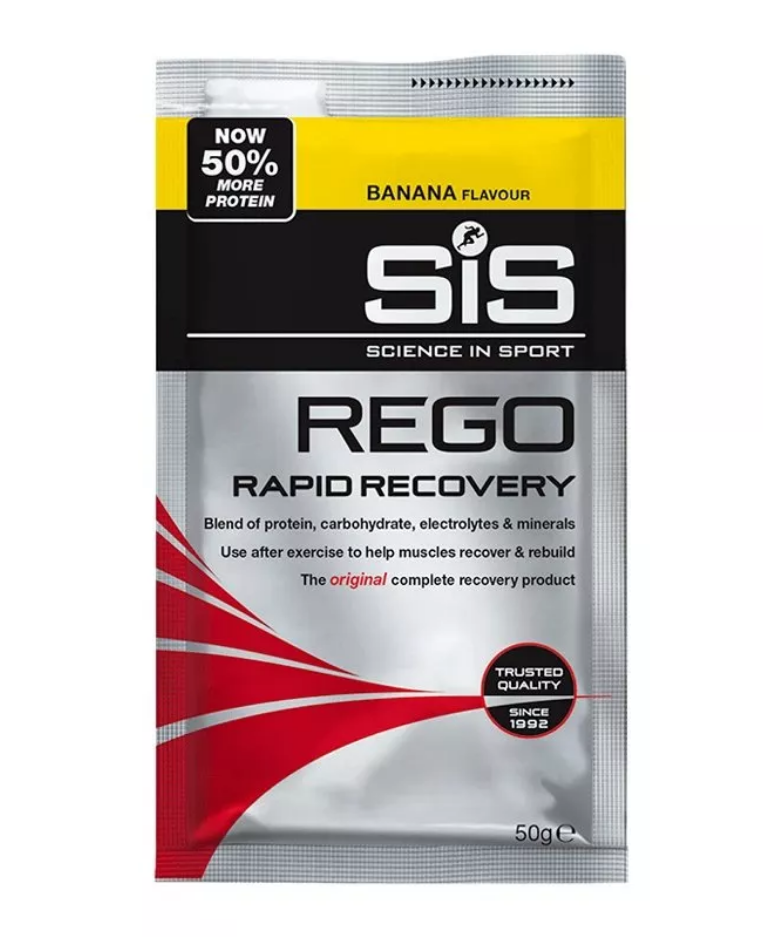 Энергетик восстановительный углеводно-белковый SiS REGO Rapid Recovery, Банан, 50г фото 