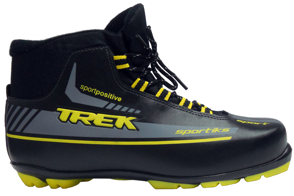 Черевики лижні TREK Sportiks NNN ІК розмір 42, чорний, лого жовтий