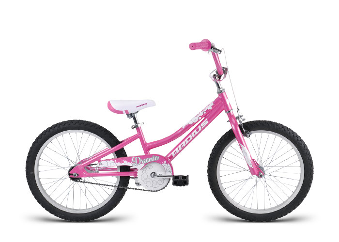 Велосипед 20" Radius DREAMIN AL Gloss Pink/Gloss White фото 