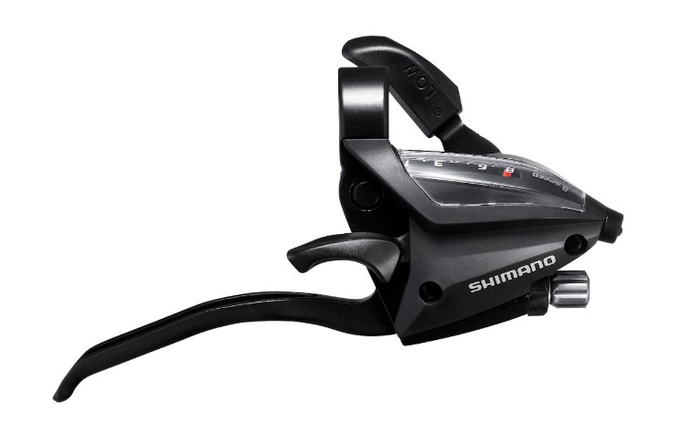 Моноблок прав. Shimano ST-EF500, 8-шв, чорний ОЕМ фото 