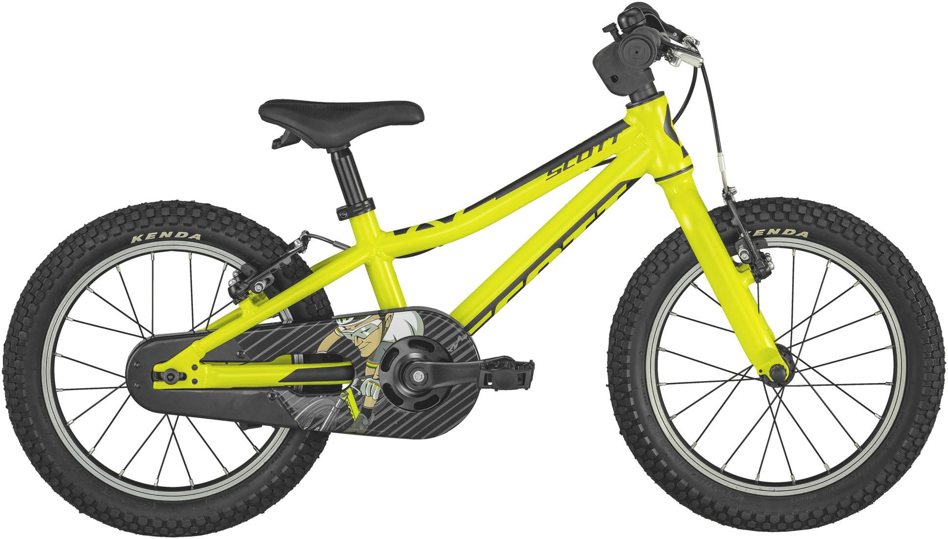 Велосипед 16" Scott SCALE 16 2021 OS, желтый