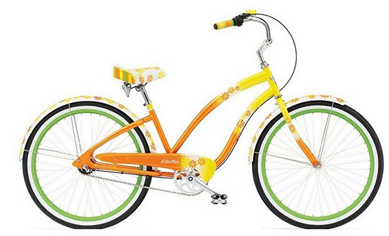 Велосипед 26" Electra Daisy 3i Ladies' Al Yellow fade