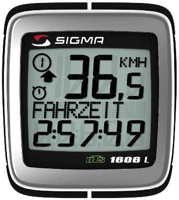 Велокомпьютер Sigma Sport BC 1606 L 24F DTS безпровідний фото 