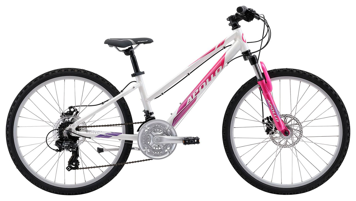 Велосипед 24" Apollo VERVE  gloss White / gloss Pink / gloss Lavender
