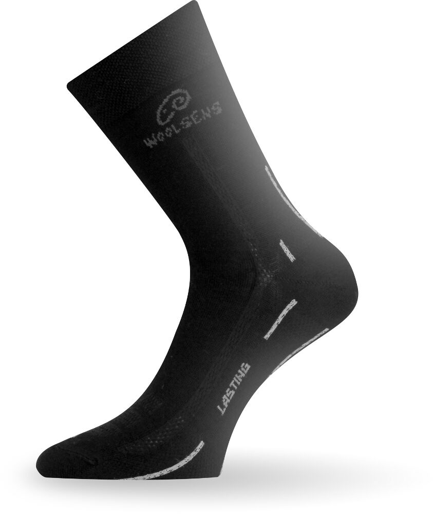 Термошкарпетки Lasting трекінг WLS 901, розмір L, чорні фото 