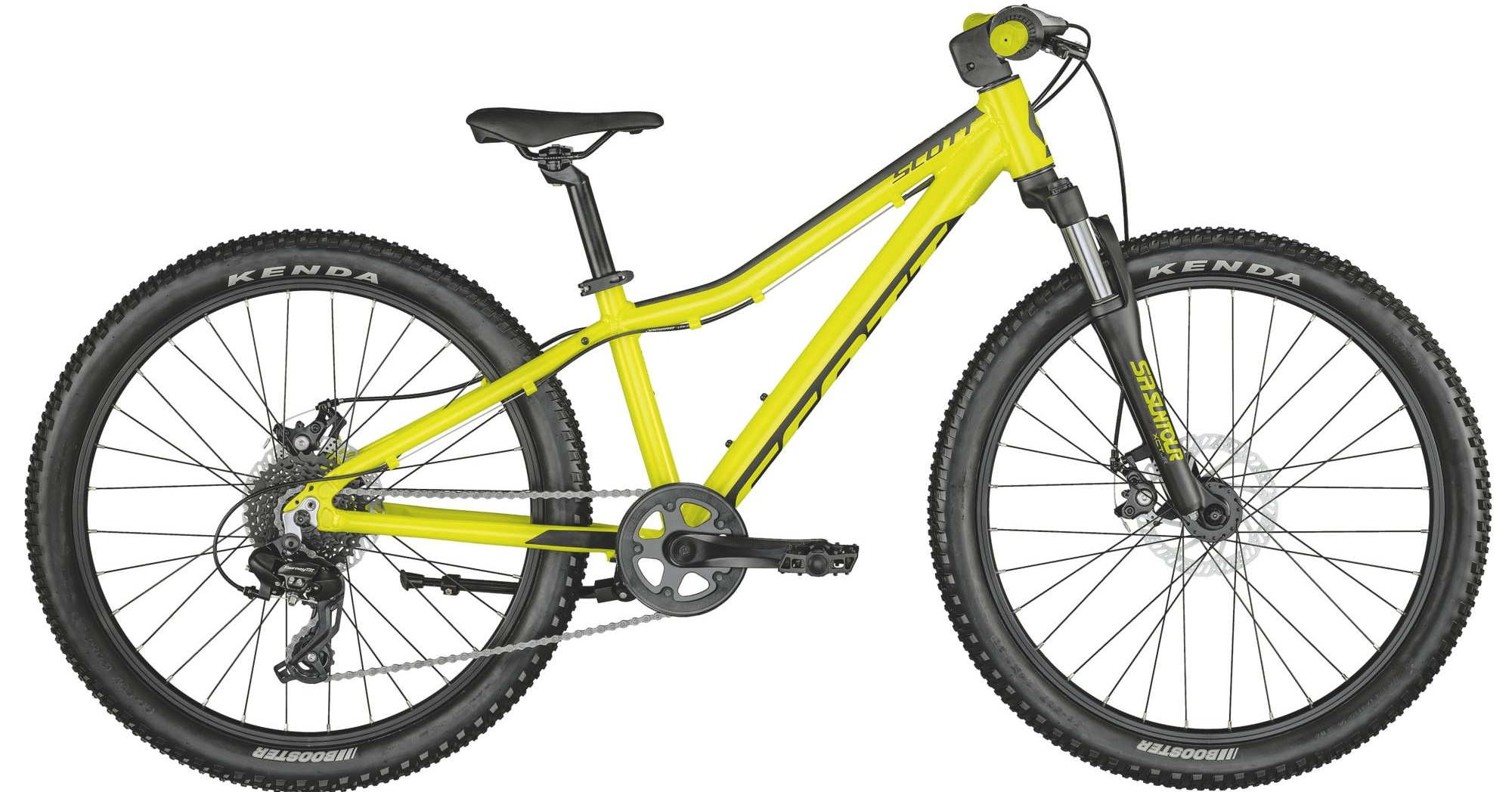 Велосипед 24" Scott SCALE 24 DISC (CN) 2021 OS, желтый