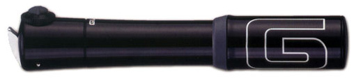 Мининасос GIYO GM-43L телескопический, макс давл 80 psi, под два типа клапана AV+FV,встроенная бортировочная лопатка, алюминиевый, чёрный фото 