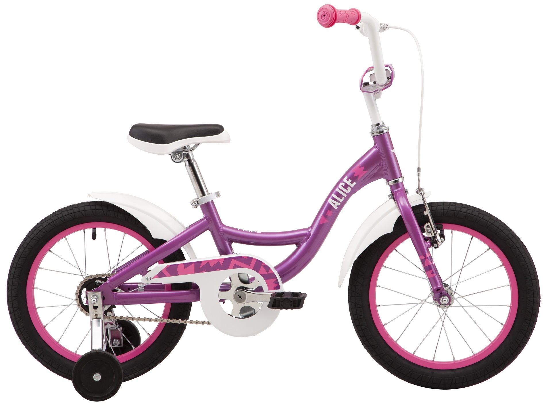 Велосипед 16" Pride ALICE 16 2023 фиолетовый