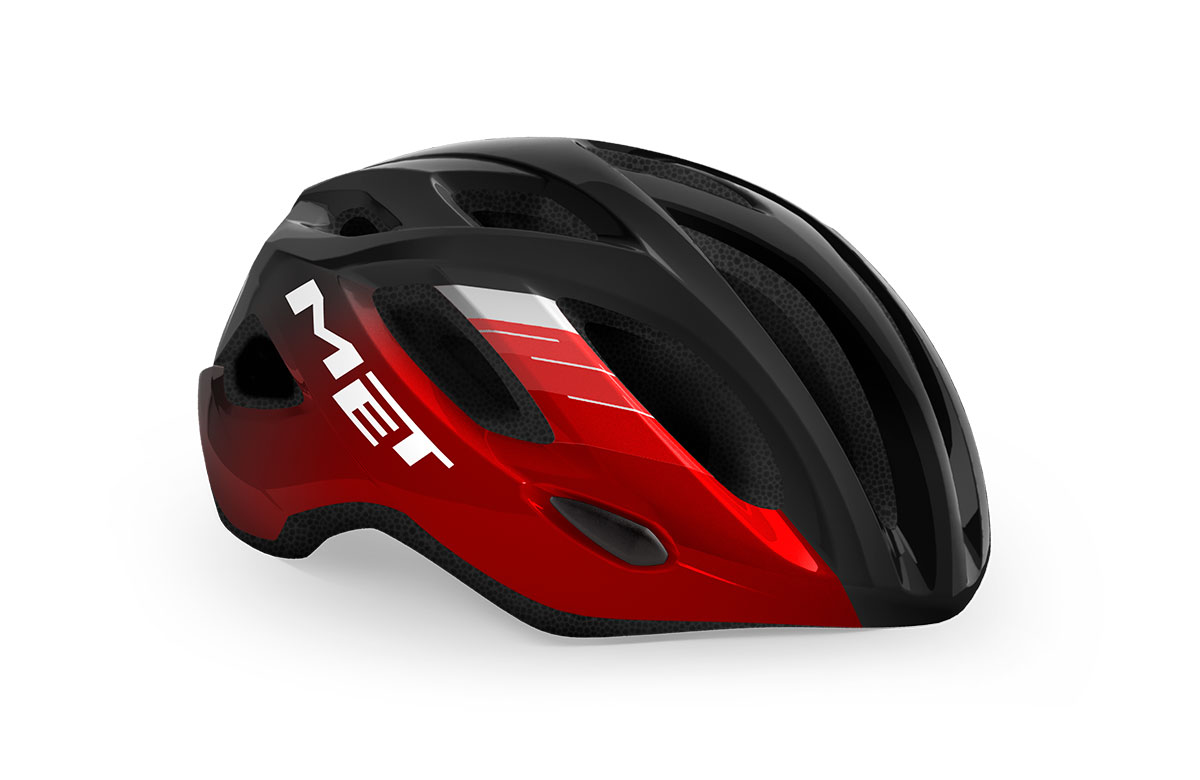 Шлем Met IDOLO CE размер M (52-59), black red metallic/glossy, черно-красный металлик глянцевый