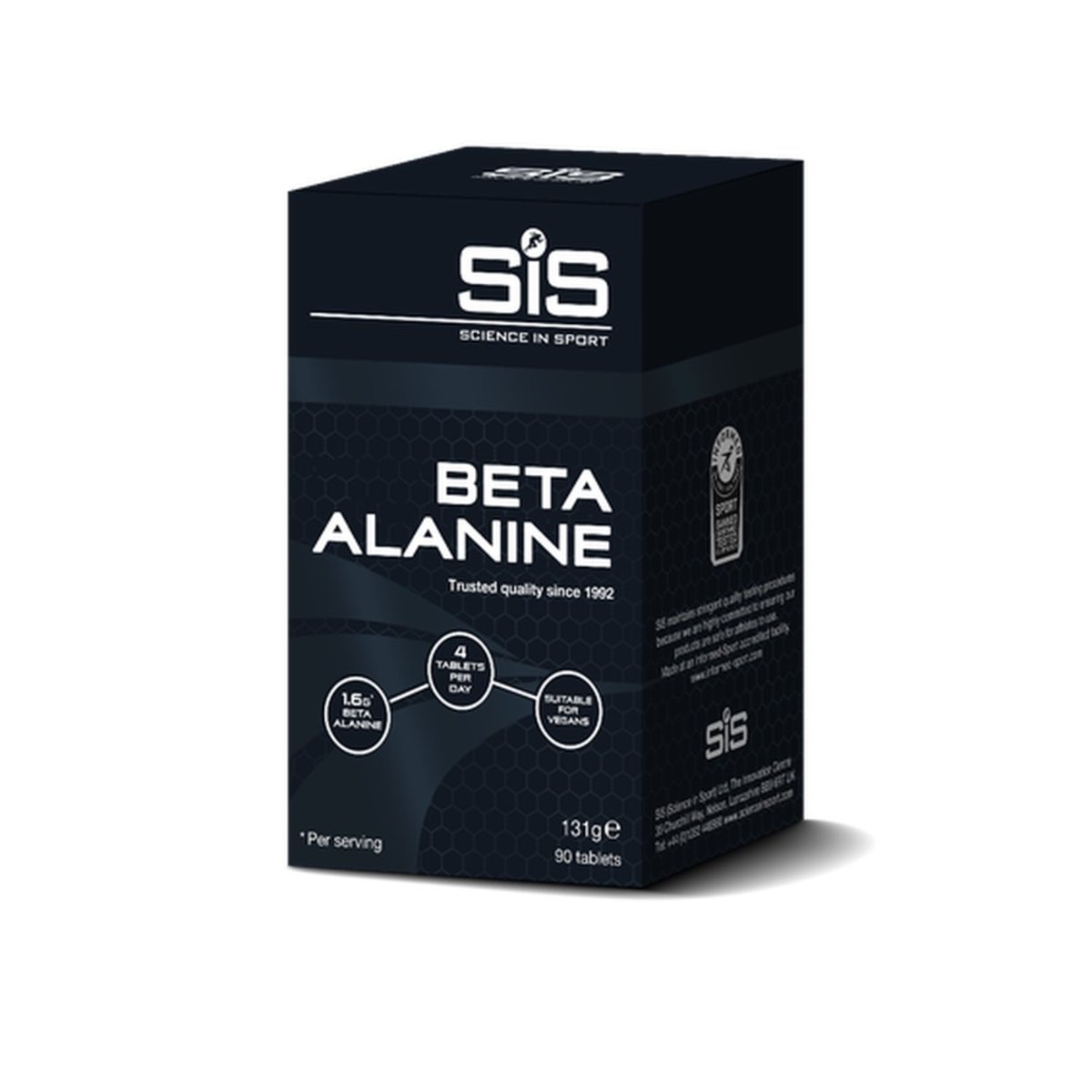 Амінокислоти SiS Beta Alanine Tablet 90's, Неароматизований, 144г