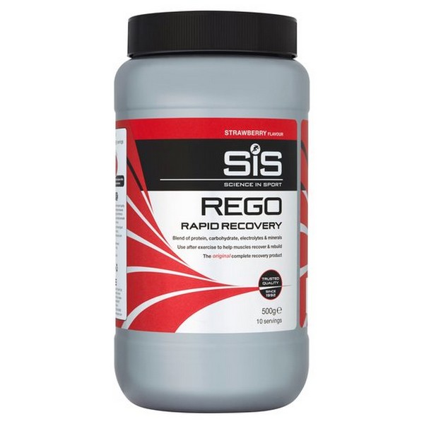 Энергетик восстановительный углеводно-белковый SiS REGO Rapid Recovery, Клубника, 500г