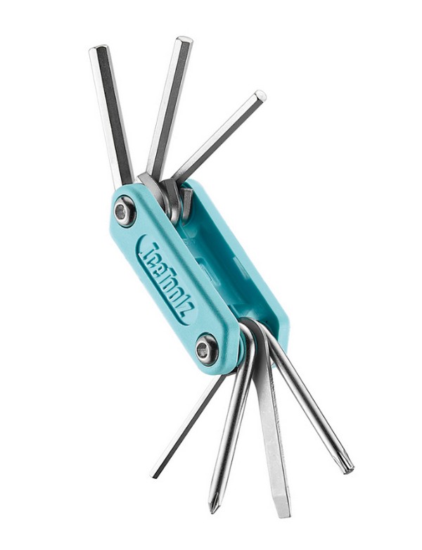 Ключ Ice Toolz "Handy-7" 94H2 складаний, неіржавна сталь, блакитний фото 