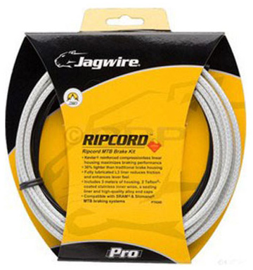Комплект JAGWIRE Ripcord MCK418 під гальмо DIY - Sterling Silver (трос під гальмо + сорочка + запч.) фото 