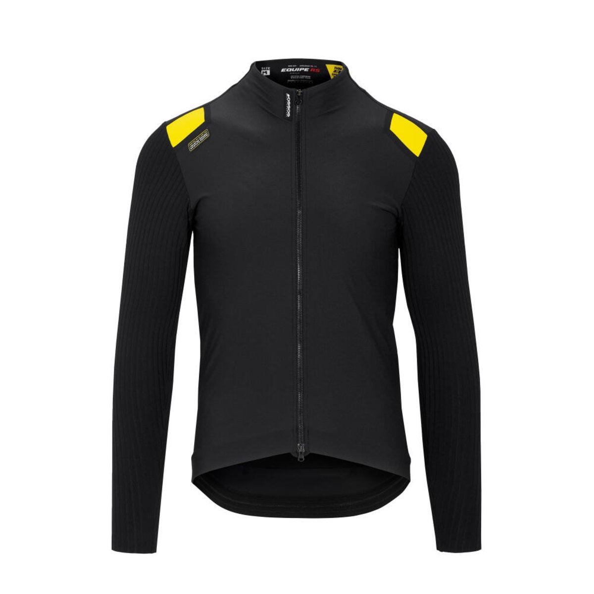 Куртка ASSOS Equipe RS Spring Fall Jacket, довг. рукав, чоловіча, чорна з жовтим, M фото 