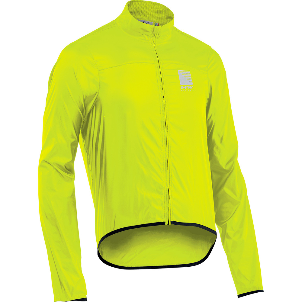 Ветровка Northwave Breeze 2 Jacket мужская, желтая флуоресцентная, XL