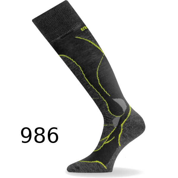Термошкарпетки Lasting лижі STW 986, розмір XL, чорні фото 