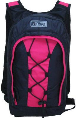 Рюкзак E-Bike K14176, чорно-рожевий