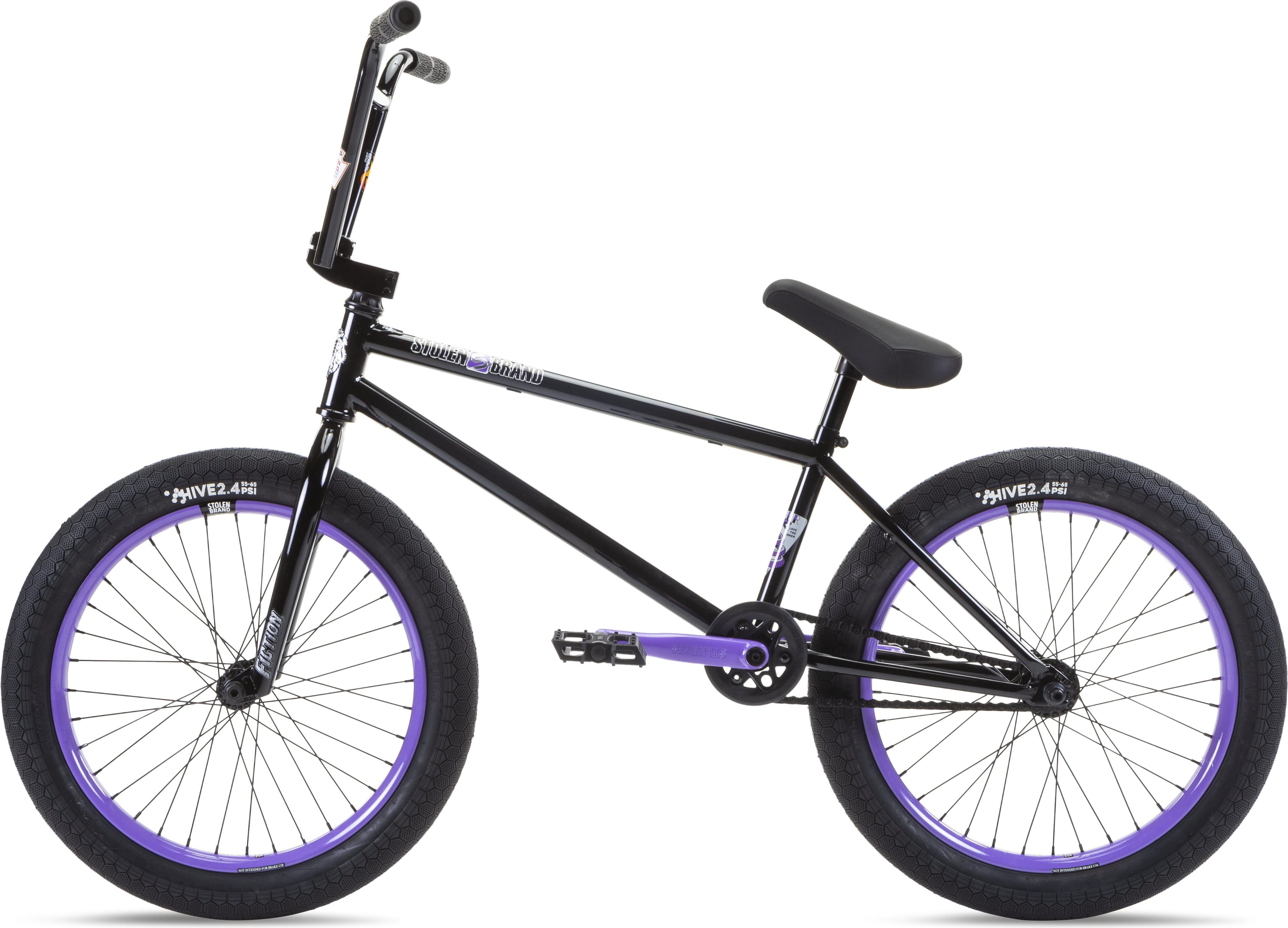Велосипед 20" Stolen SINNER FC XLT LHD 21.00" 2023 BLACK W/ VIOLET фото 