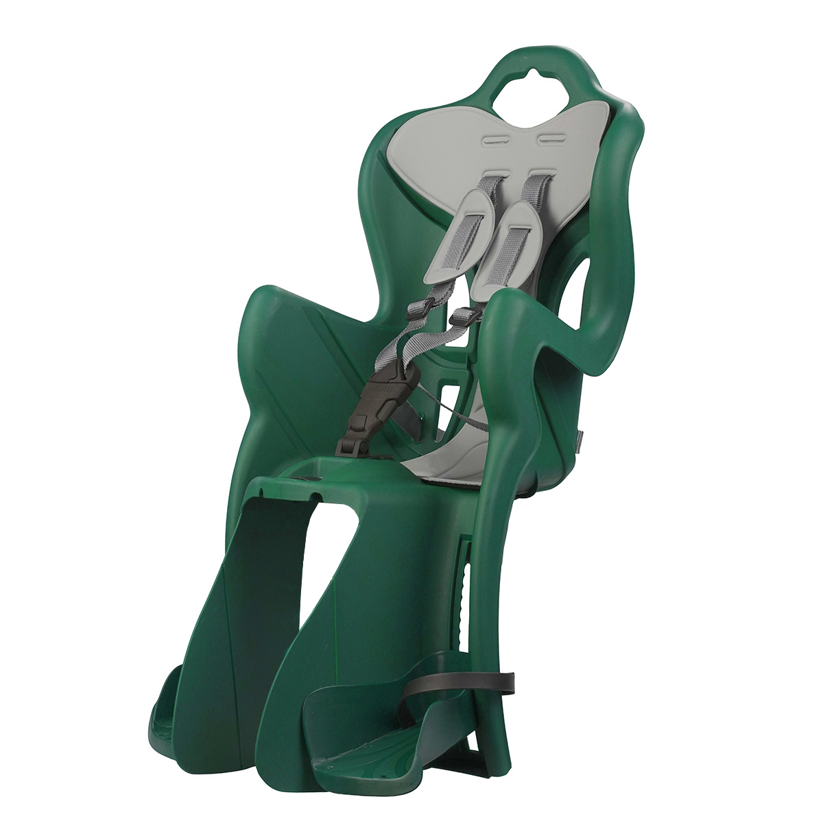 Сидіння задн. Bellelli B1 Lux Standart Multifix темно-зелене з сірою підкладкою фото 