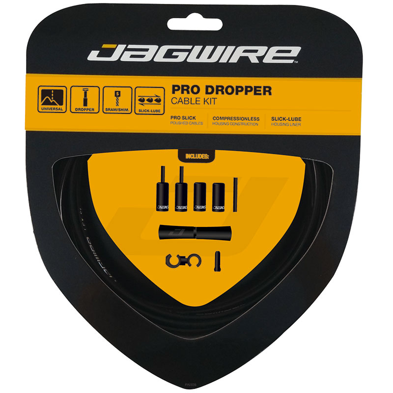 Комплект JAGWIRE Pro Dropper Kit PCK601 для підсідельних штирів з дропером, black фото 