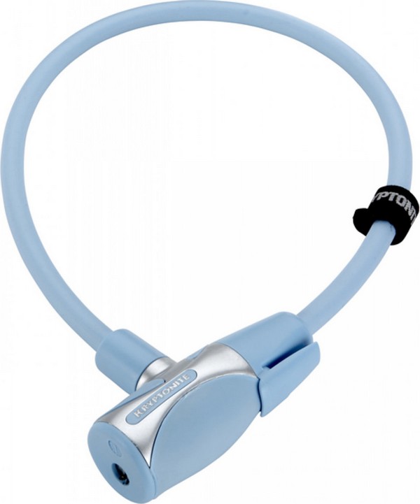Велозамок KRYPTONITE KRYPTOFLEX кабель 1265, синий, 2 ключа