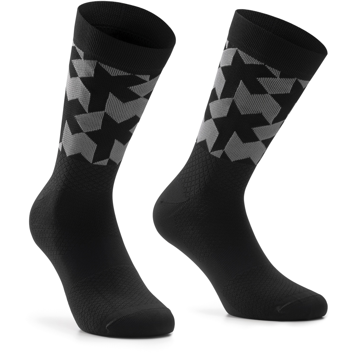 Носки ASSOS Monogram Socks Evo, мужские, черно-серые, I/39-42