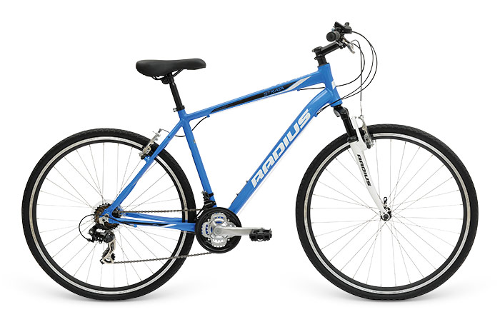 Велосипед 28 "Radius Strata AL Men рама - 17" Gloss Blue/Gloss White/Gloss Black фото 