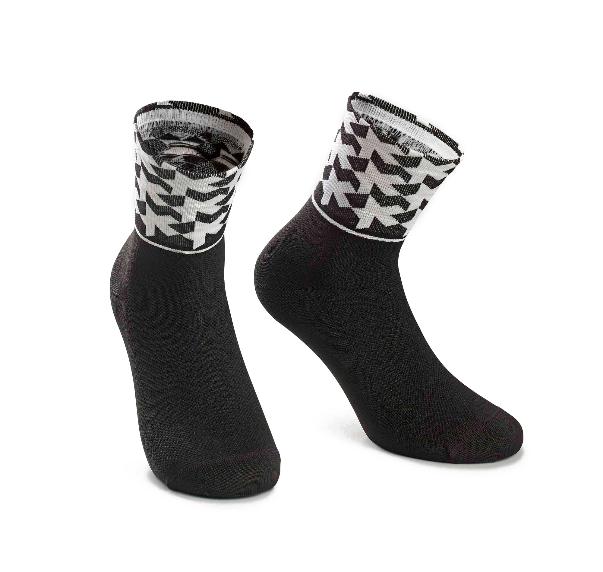Шкарпетки ASSOS Monogram Socks Evo 8, чорні, 0/35-38