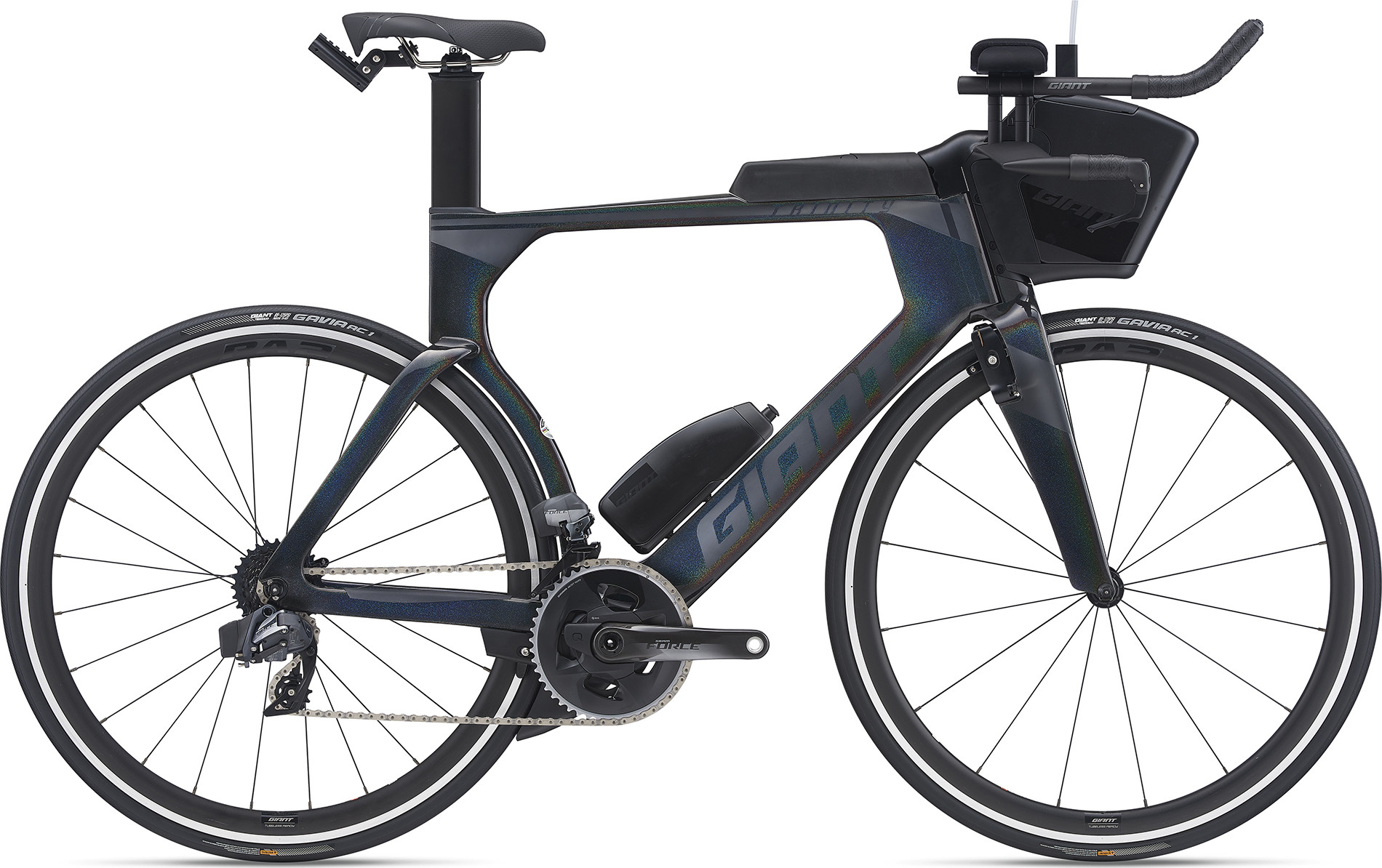 Велосипед 28" Giant TRINITY ADVANCED PRO 1 рама - S 2021 Gloss Rainbow Black/Matte Black
