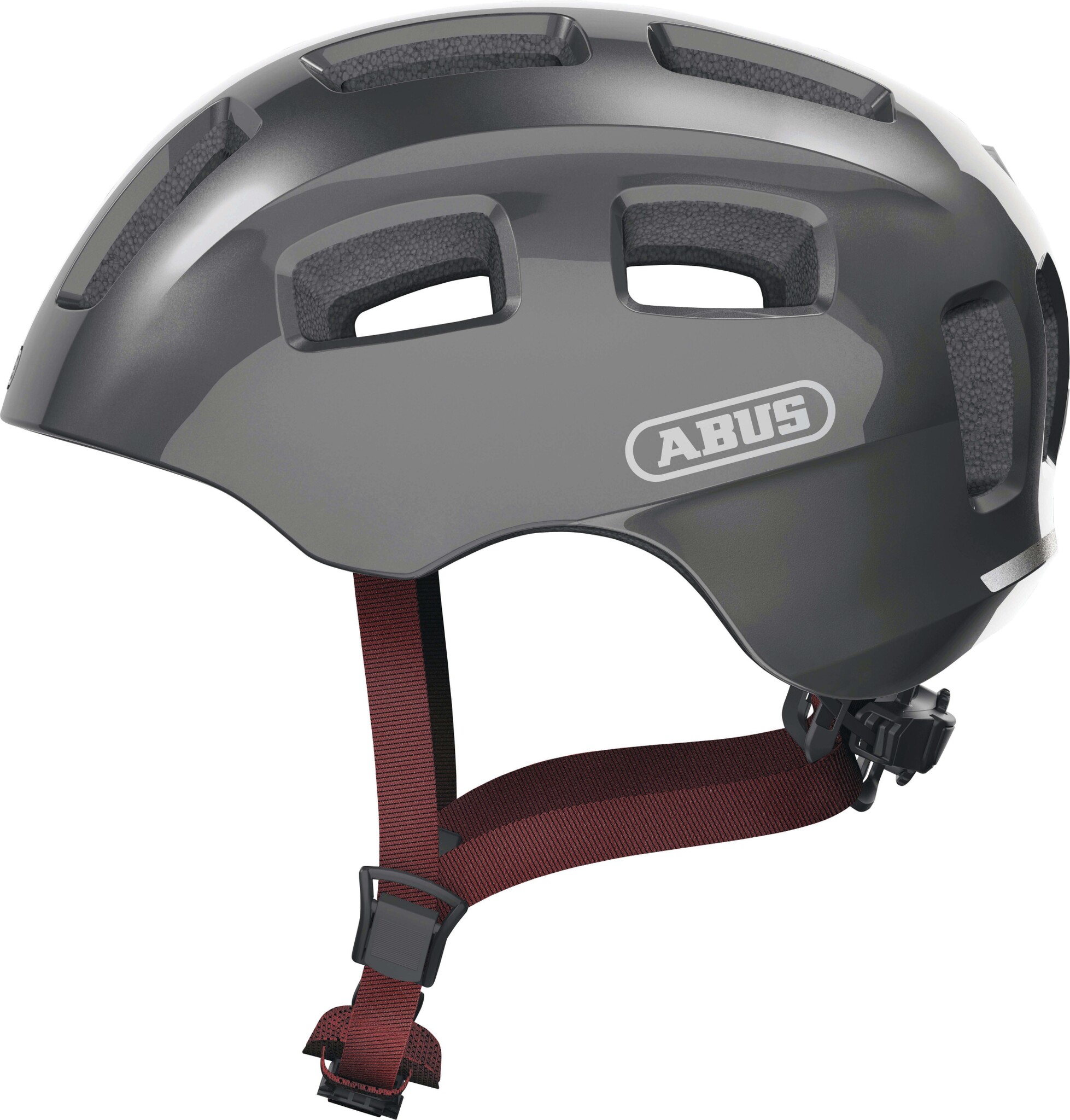 Шлем детский ABUS YOUN-I 2.0, размер S, Sparkling Titan, серый
