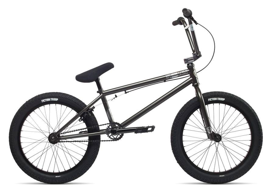 Велосипед 20" Stolen STEREO 2 размет - 20.75" dark grey metallic w/silver (серый матовый) 2018 фото 