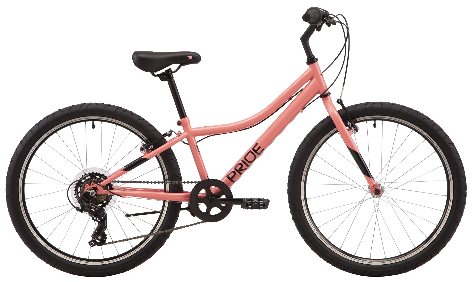 Велосипед 24" Pride LANNY 4.1 2022 рожевий фото 