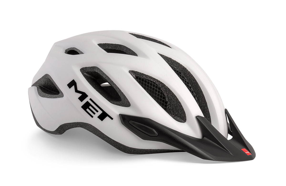 Шлем Met CROSSOVER CE размер M (52-59), white matt, белый матовый